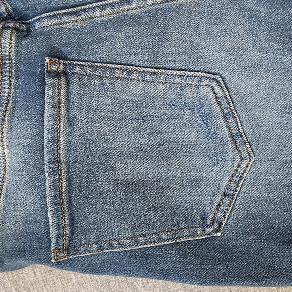 Denim Blue Distressed Women Shorts DAZE FRAYED - Picture 10 of 15